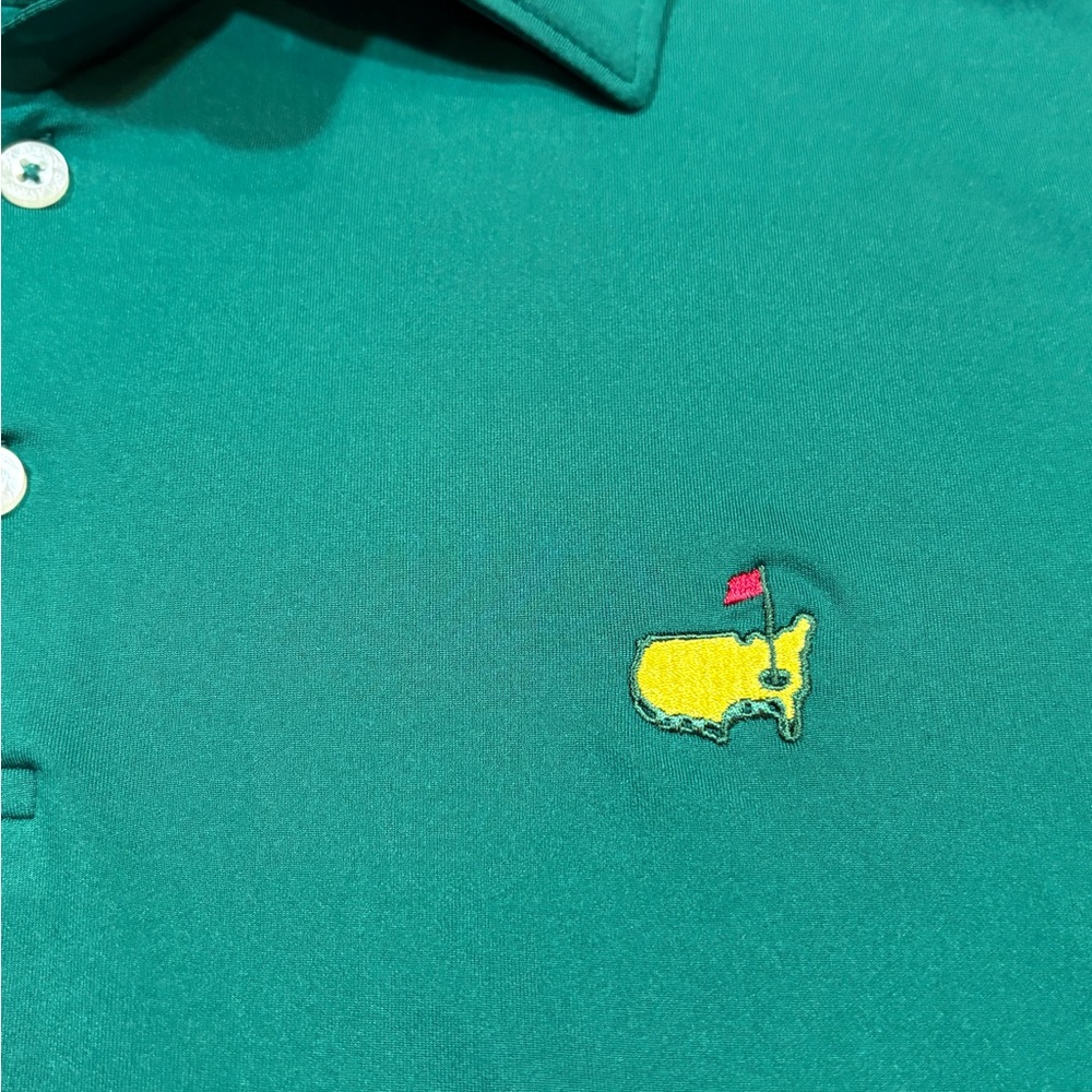 Masters Teal Polo Shirt with Logo on Left side Chest | Size Large - Picture 2 of 6